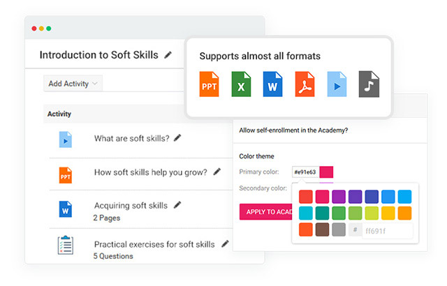 create self-paced courses