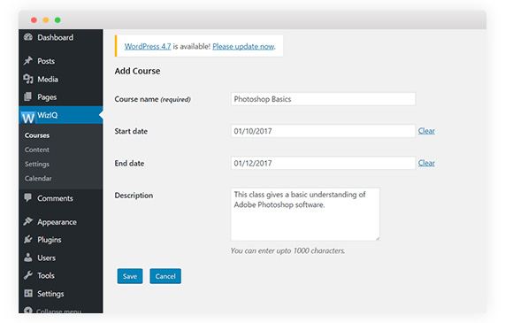 wordpress virtual classroom plugin