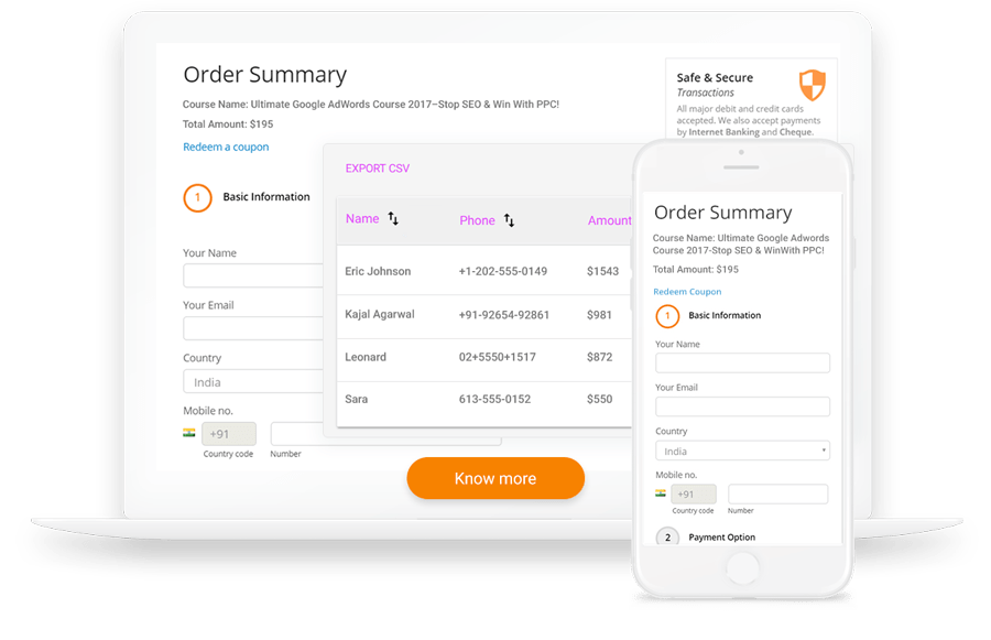 wiziq ecommerce
