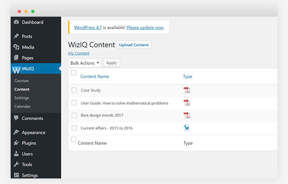 wordpress online classroom
