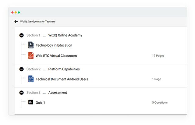 elearning content sharing